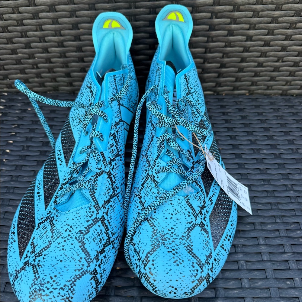 adidas Adizero Electric IE3897 Football Cleats Blue Men's Size 15